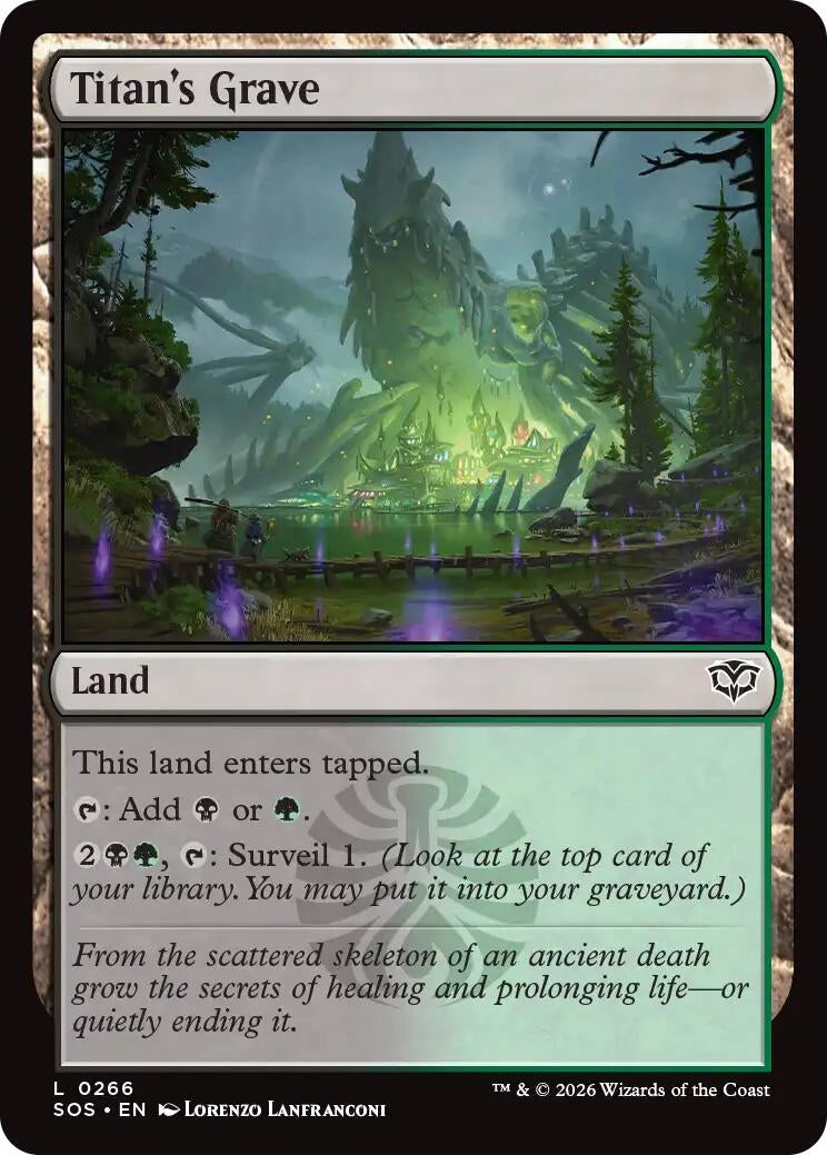 Image for Titan's Grave [266] - Magic: The Gathering