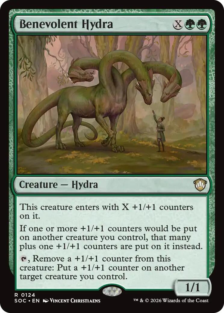 Image for Benevolent Hydra [124] - Magic: The Gathering