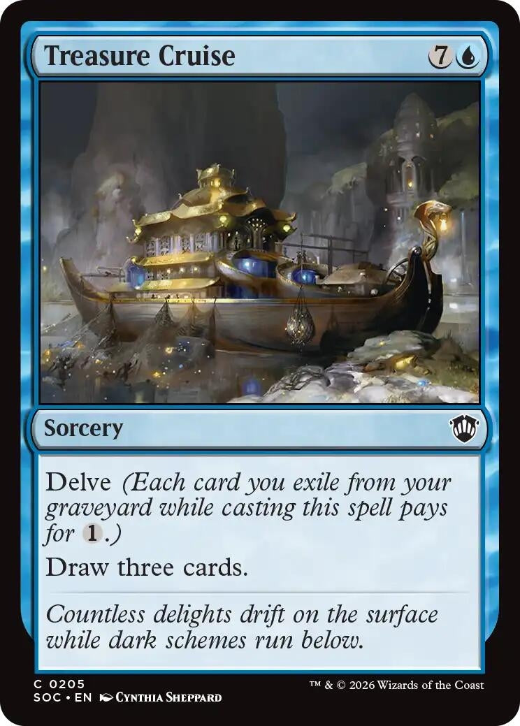 Image for Treasure Cruise [205] - Magic: The Gathering