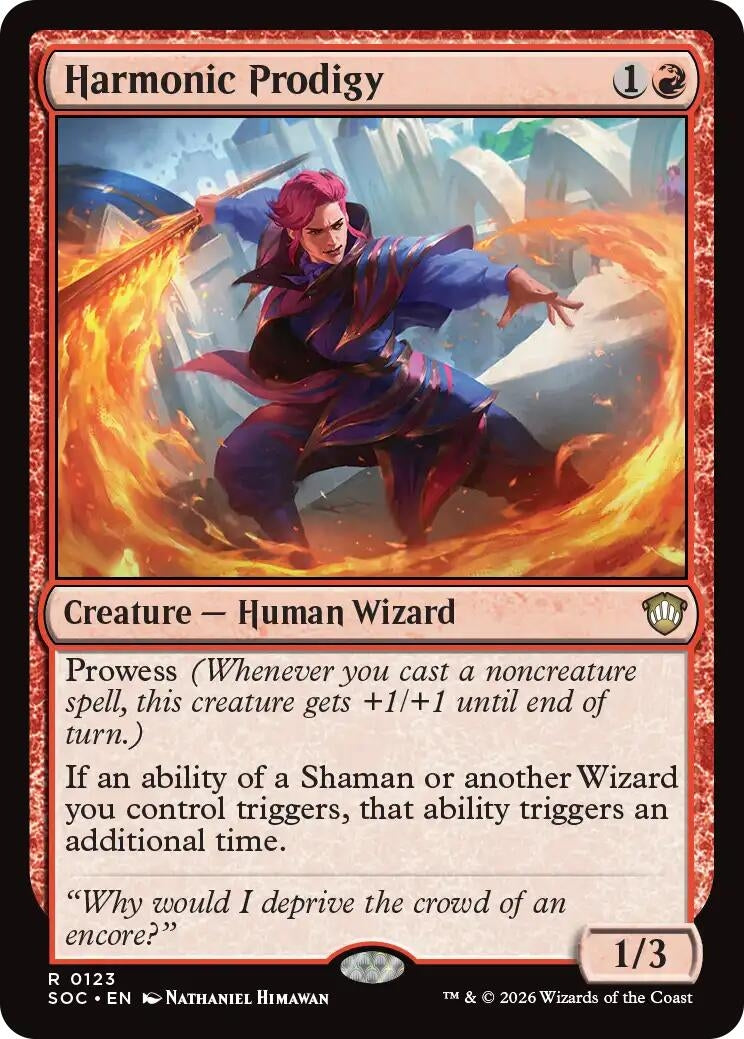 Image for Harmonic Prodigy [123] - Magic: The Gathering