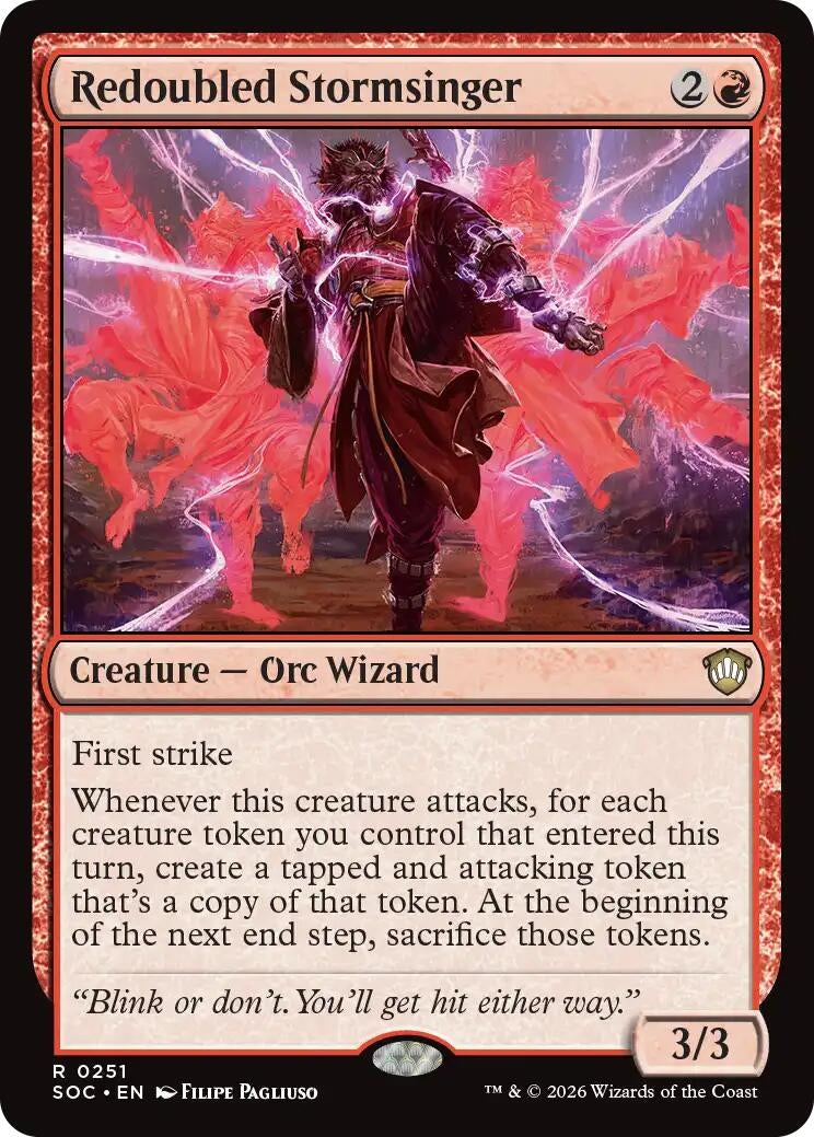 Image for Redoubled Stormsinger [251] - Magic: The Gathering