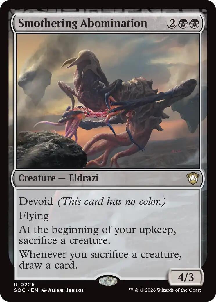 Image for Smothering Abomination [226] - Magic: The Gathering