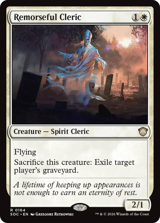 Image for Remorseful Cleric [164] - Magic: The Gathering