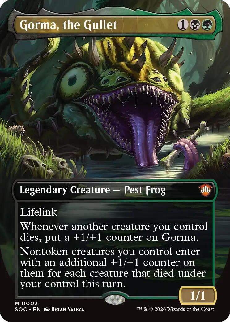 Image for Gorma, the Gullet (Borderless) [3] - Magic: The Gathering