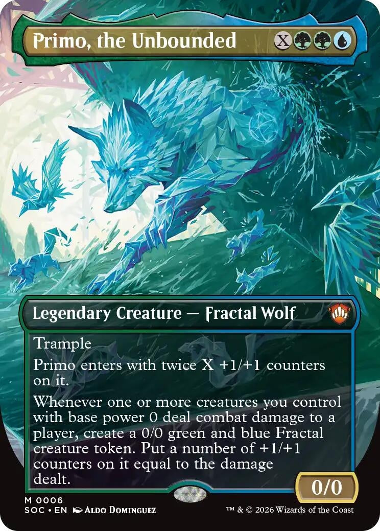 Image for Primo, the Unbounded (Borderless) [6] - Magic: The Gathering