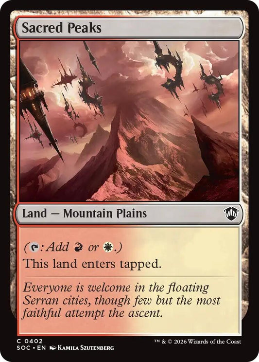 Image for Sacred Peaks [402] - Magic: The Gathering