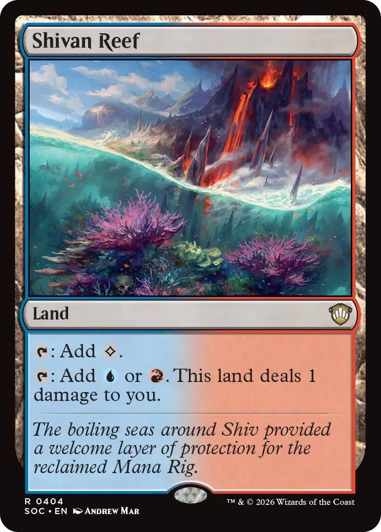 Image for Shivan Reef [404] - Magic: The Gathering