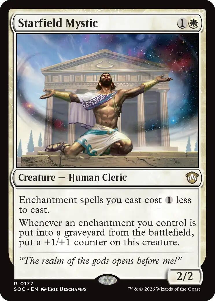 Image for Starfield Mystic [177] - Magic: The Gathering