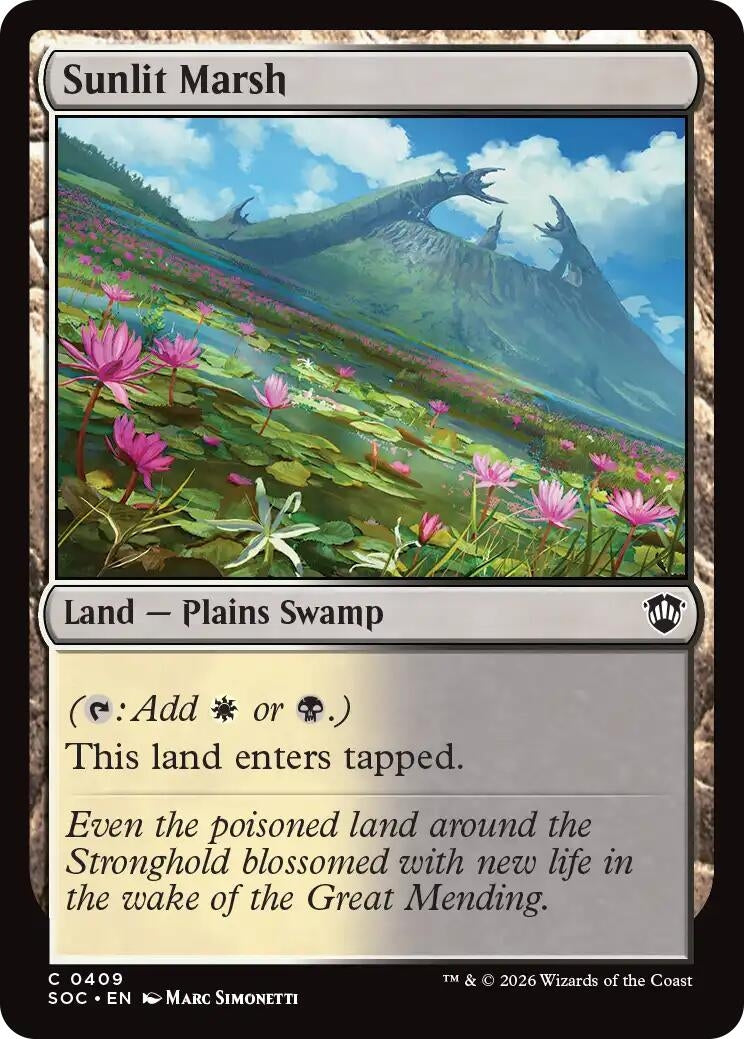Image for Sunlit Marsh [409] - Magic: The Gathering