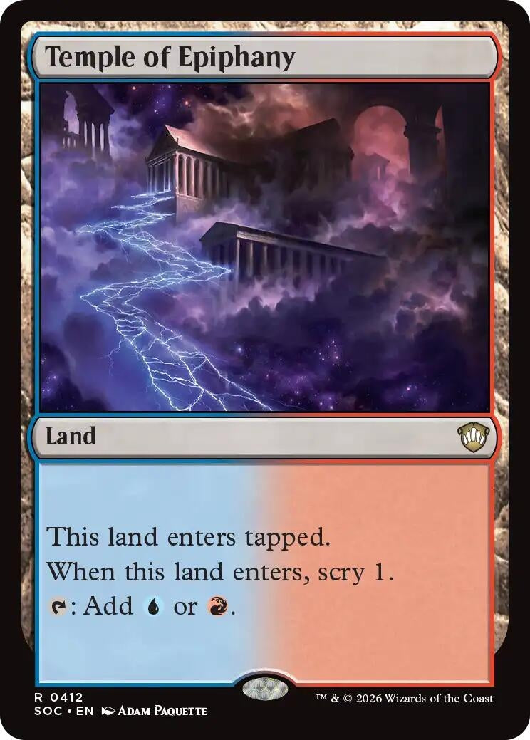 Image for Temple of Epiphany [412] - Magic: The Gathering