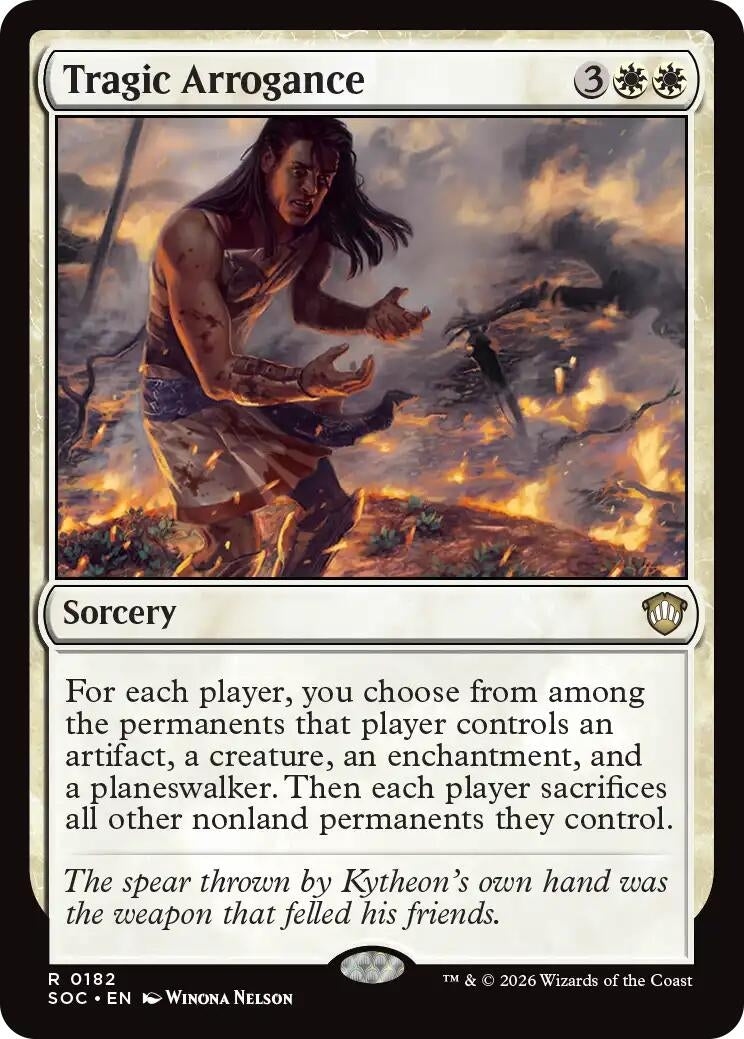 Image for Tragic Arrogance [182] - Magic: The Gathering