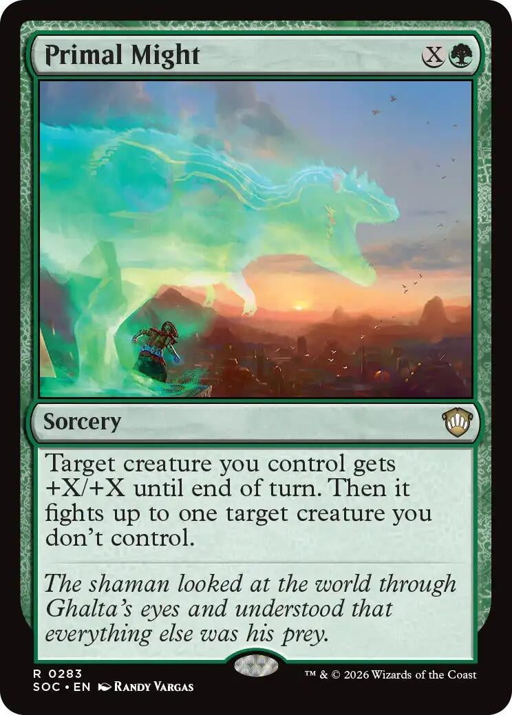 Image for Primal Might [283] - Magic: The Gathering