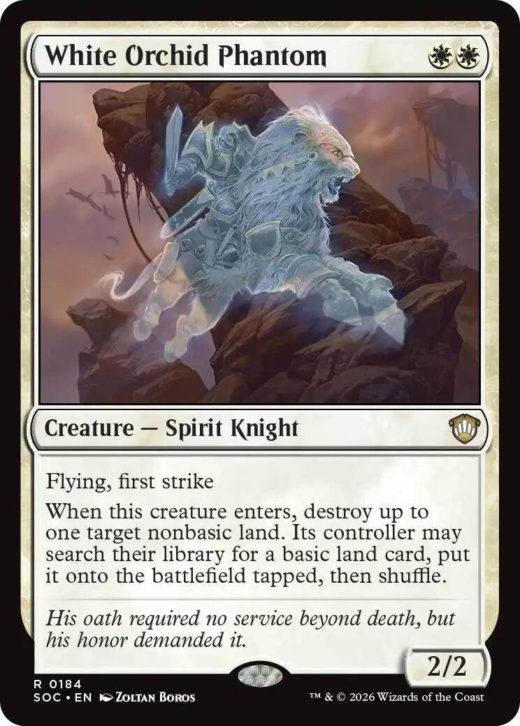 Image for White Orchid Phantom [184] - Magic: The Gathering