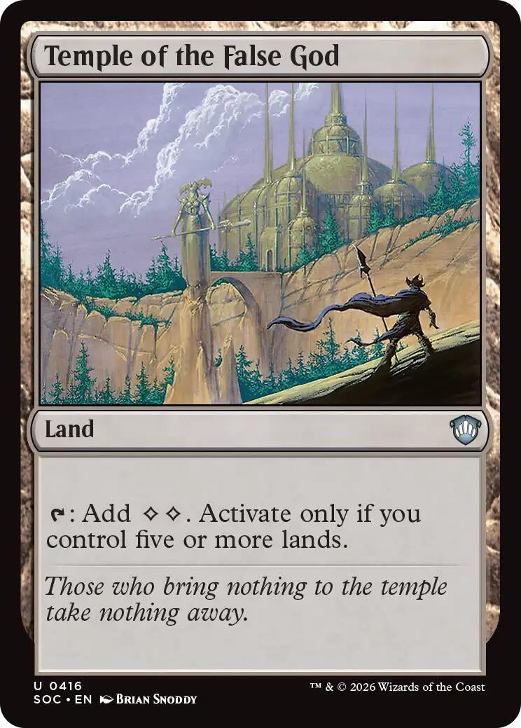 Image for Temple of the False God [416] - Magic: The Gathering