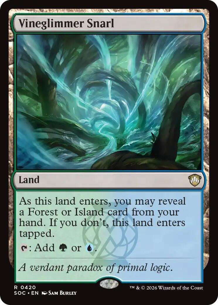 Image for Vineglimmer Snarl [420] - Magic: The Gathering
