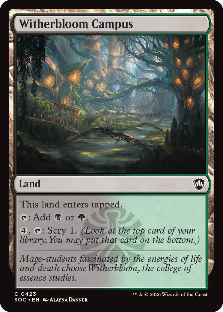Image for Witherbloom Campus [423] - Magic: The Gathering