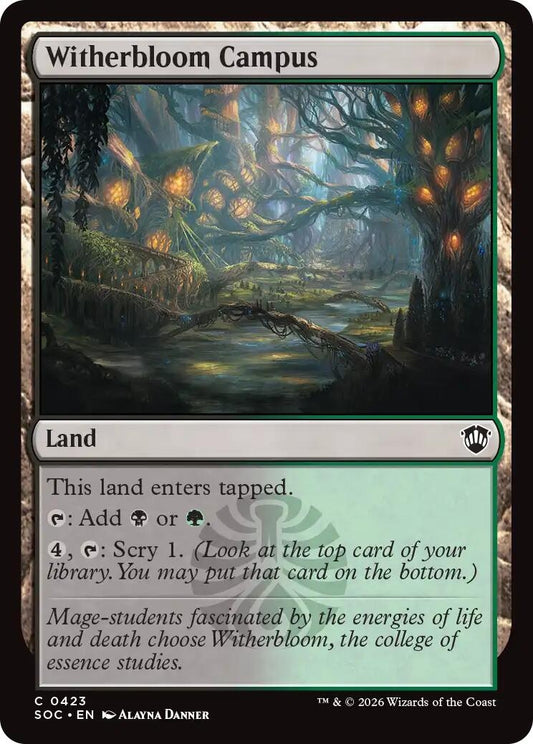 Image for Witherbloom Campus [423] - Magic: The Gathering