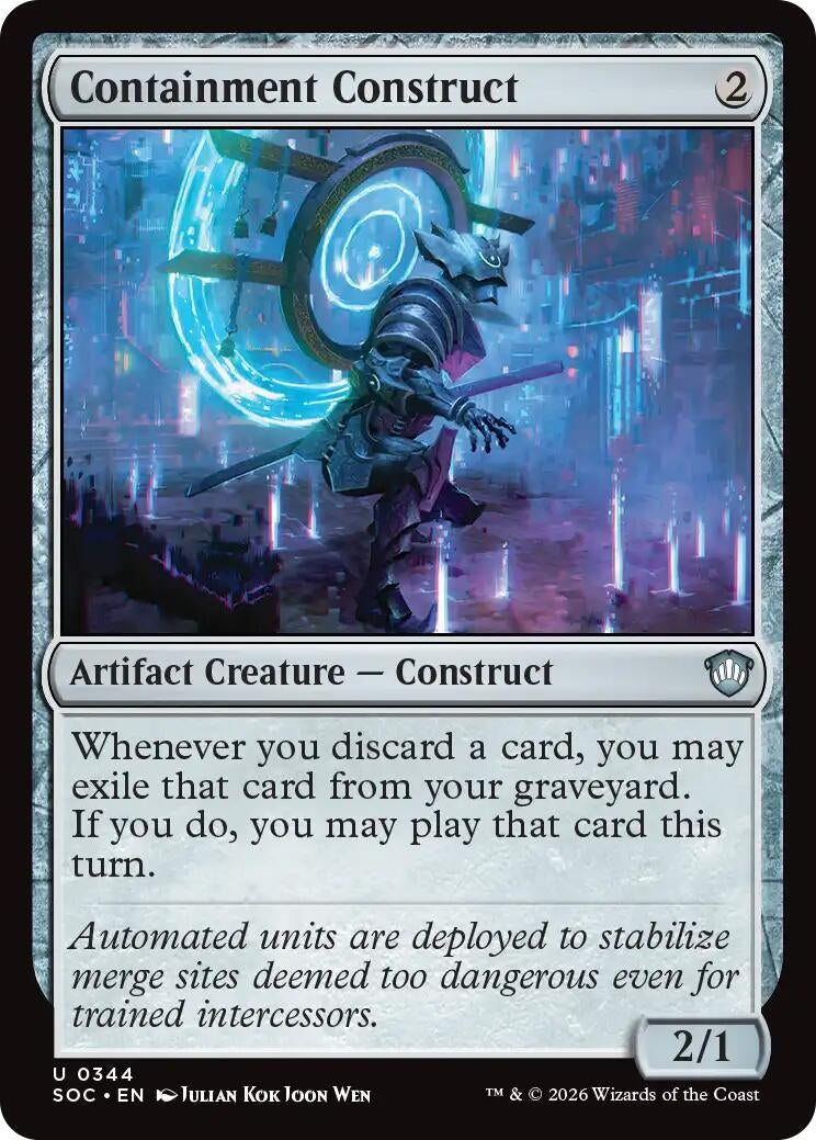 Image for Containment Construct [344] - Magic: The Gathering