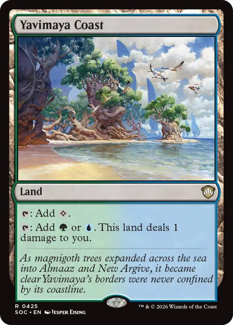 Image for Yavimaya Coast [425] - Magic: The Gathering