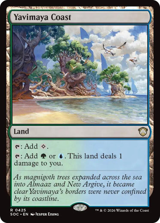 Image for Yavimaya Coast [425] - Magic: The Gathering