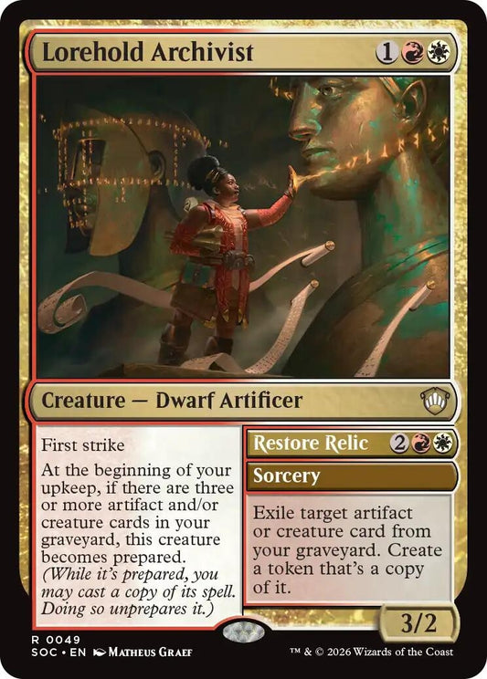 Image for Lorehold Archivist [49] - Magic: The Gathering