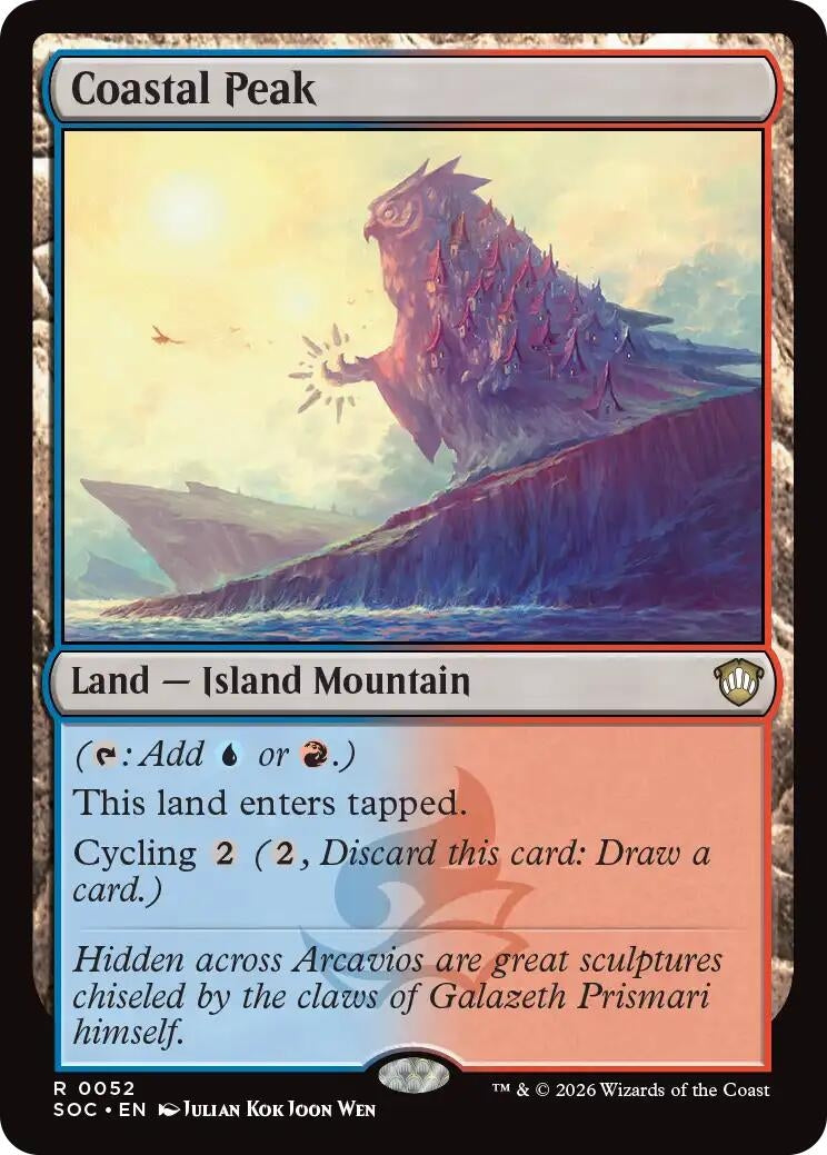 Image for Coastal Peak [52] - Magic: The Gathering