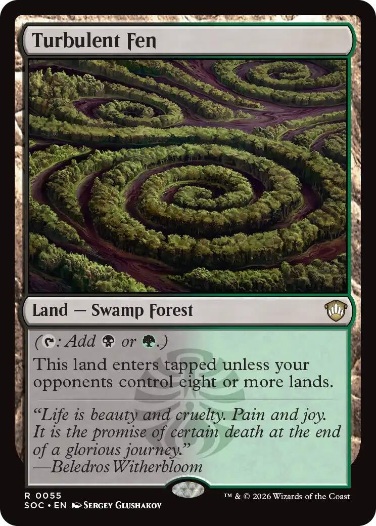 Image for Turbulent Fen [55] - Magic: The Gathering