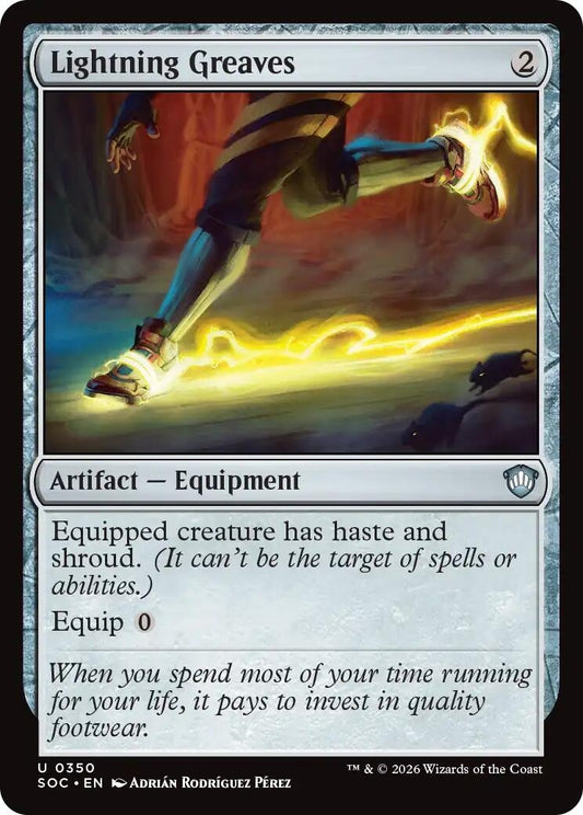 Image for Lightning Greaves [350] - Magic: The Gathering