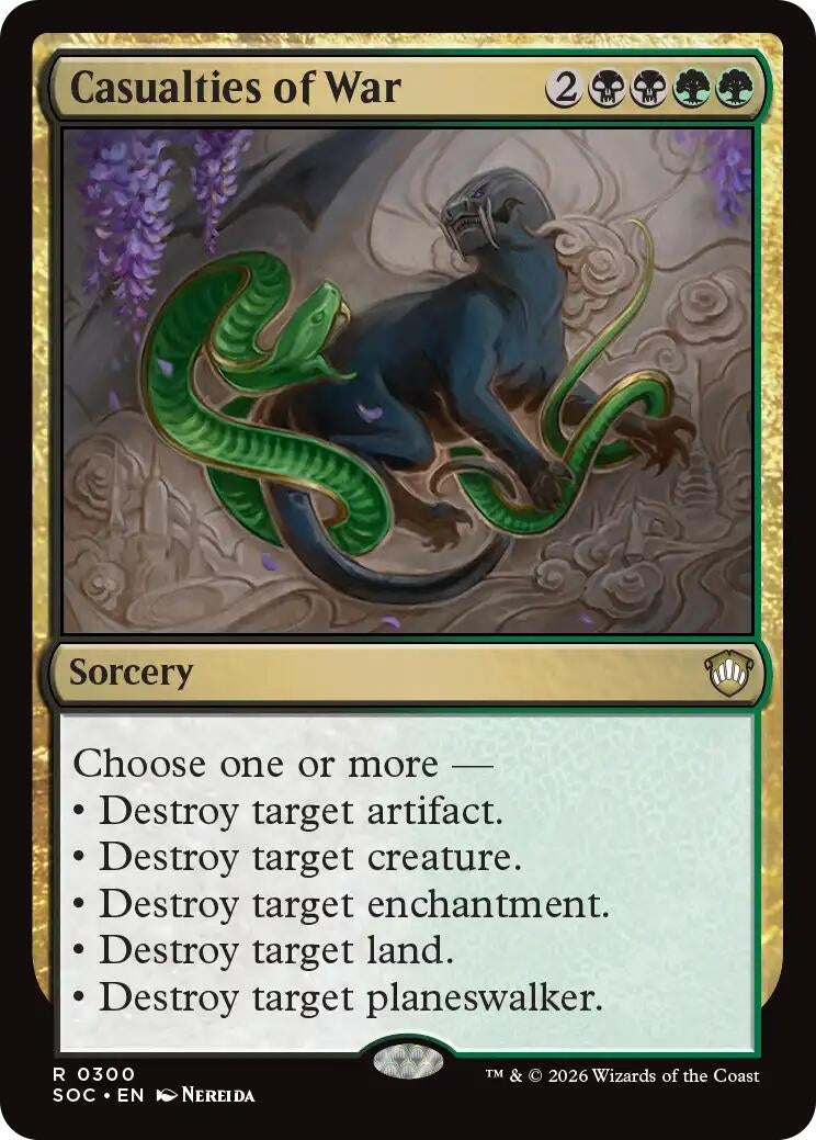 Image for Casualties of War [300] - Magic: The Gathering