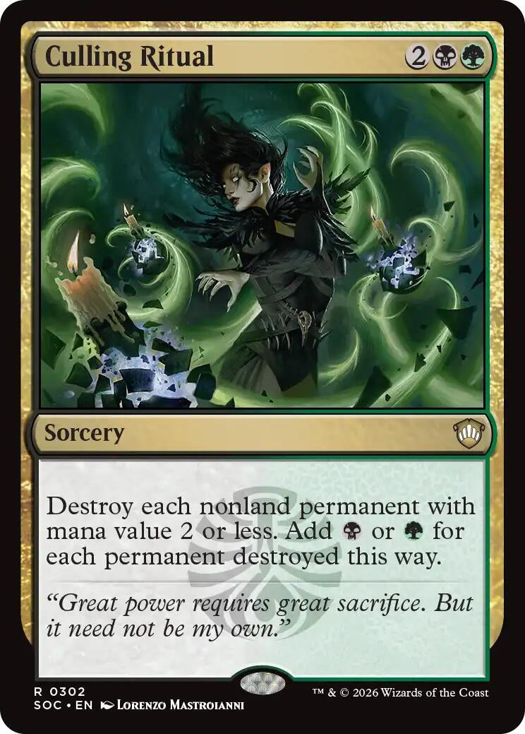 Image for Culling Ritual [302] - Magic: The Gathering