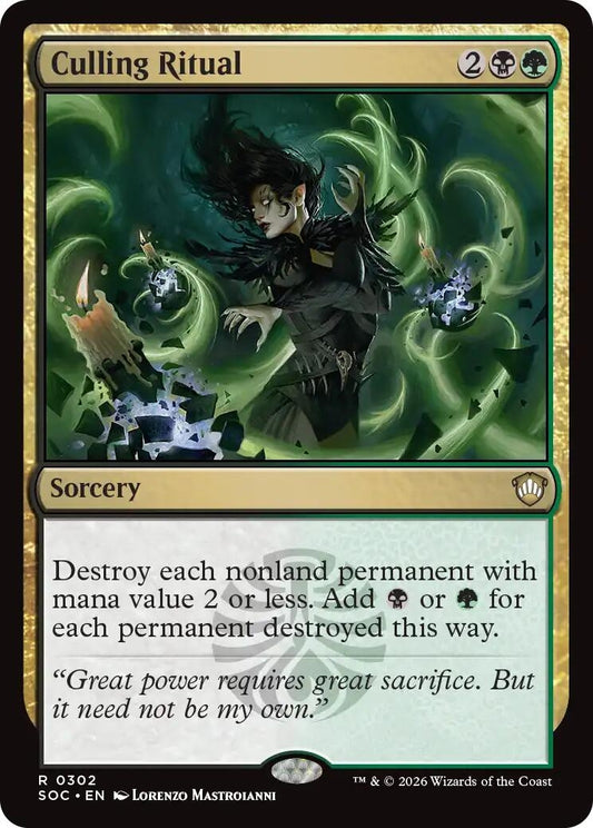 Image for Culling Ritual [302] - Magic: The Gathering