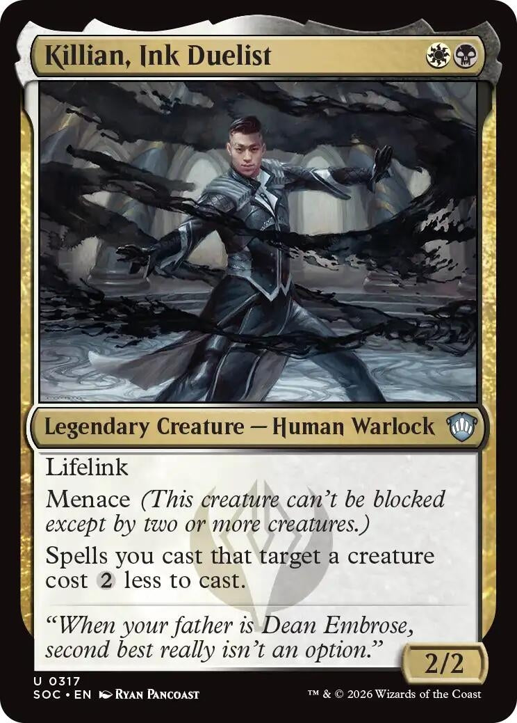 Image for Killian, Ink Duelist [317] - Magic: The Gathering