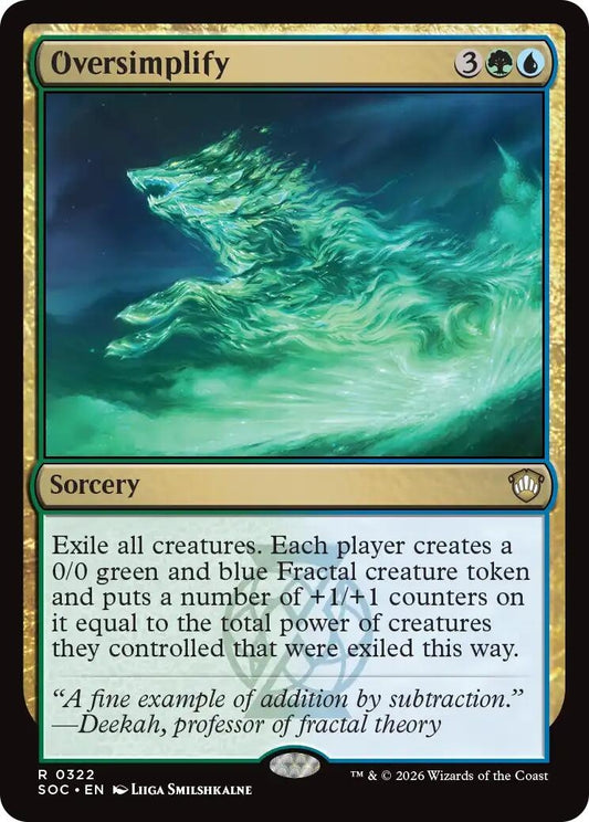 Image for Oversimplify [322] - Magic: The Gathering
