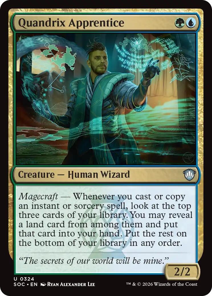 Image for Quandrix Apprentice [324] - Magic: The Gathering