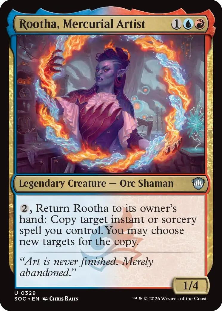 Image for Rootha, Mercurial Artist [329] - Magic: The Gathering