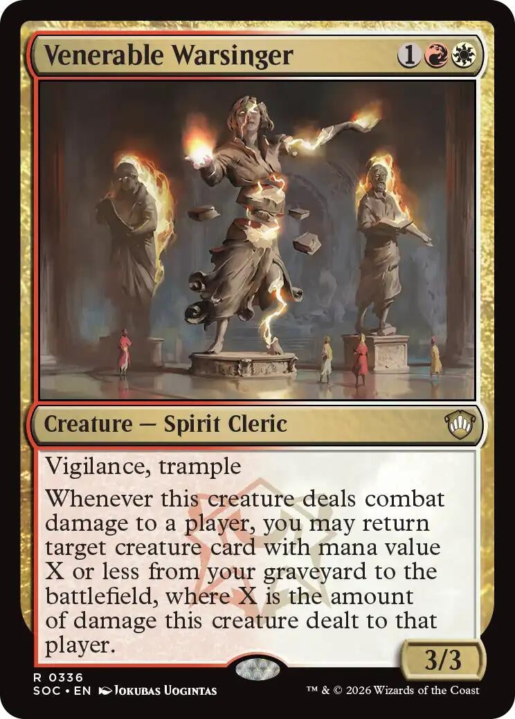 Image for Venerable Warsinger [336] - Magic: The Gathering