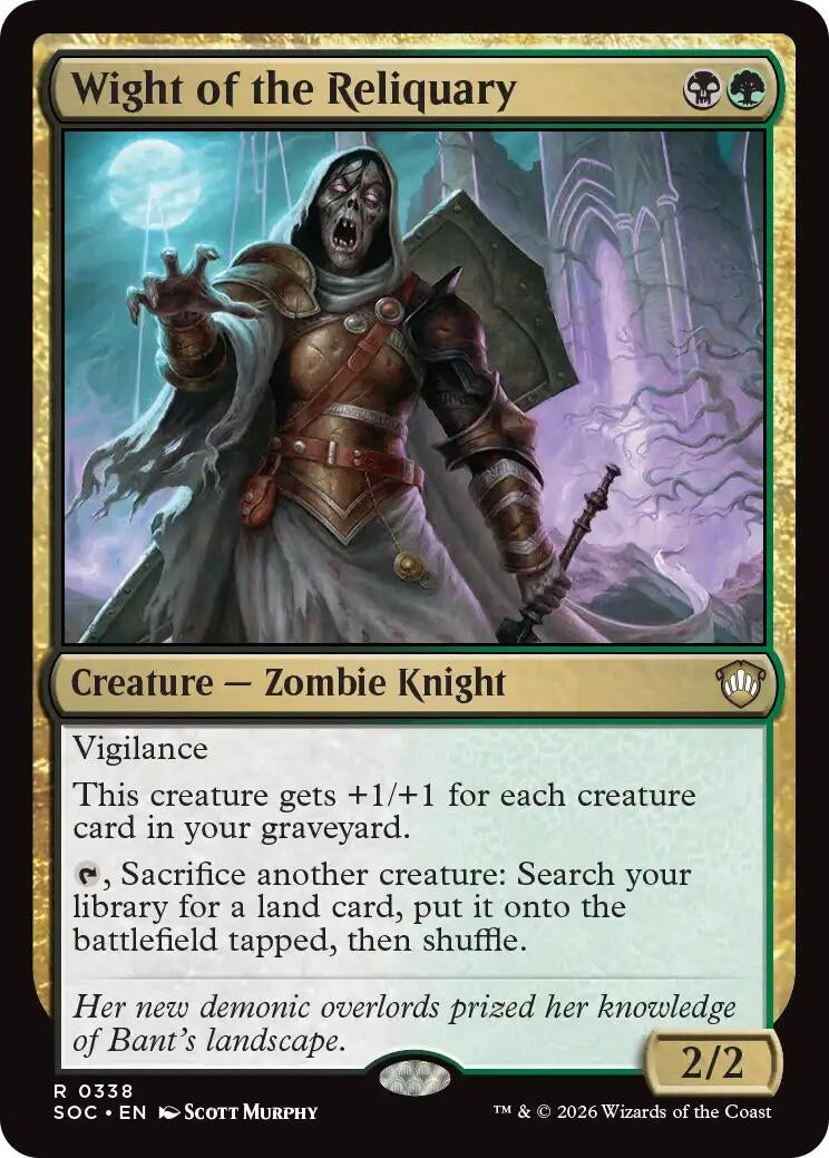 Image for Wight of the Reliquary [338] - Magic: The Gathering