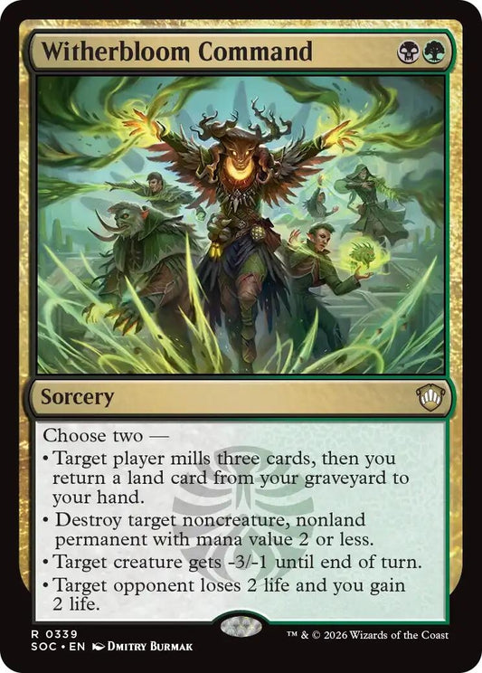 Image for Witherbloom Command [339] - Magic: The Gathering