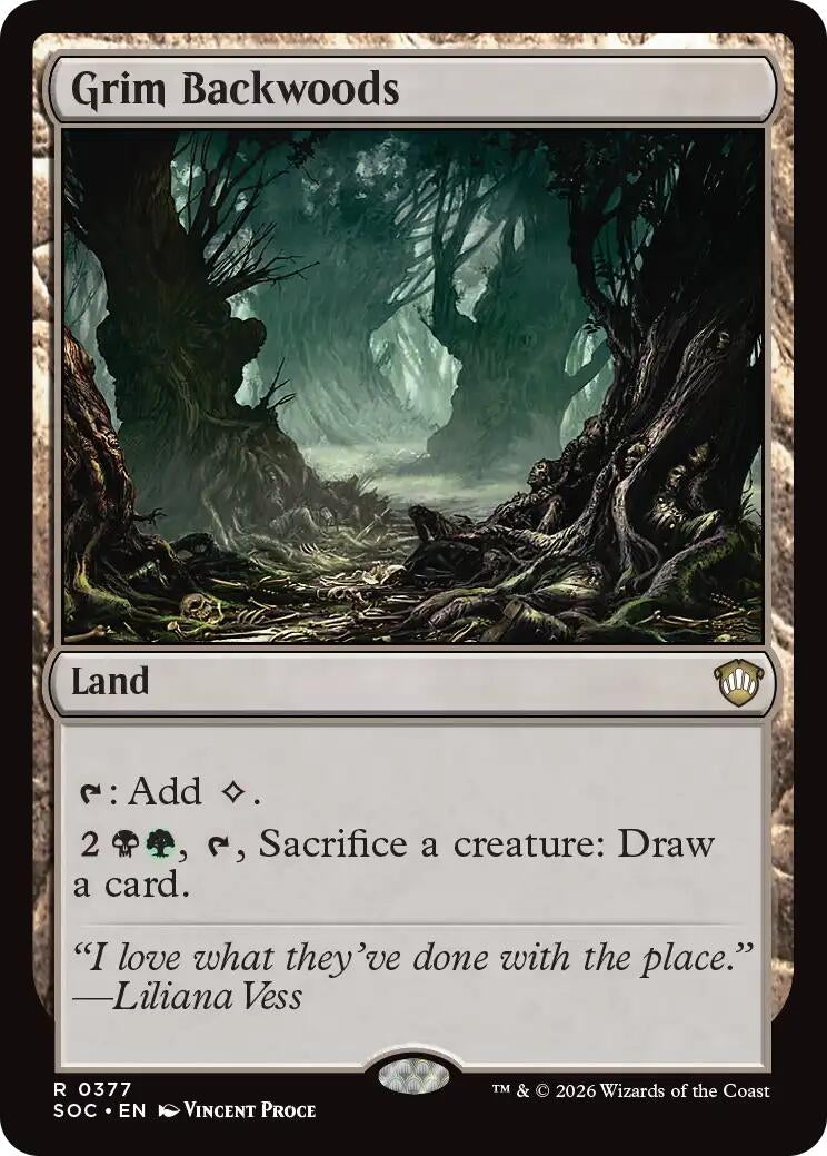 Image for Grim Backwoods [377] - Magic: The Gathering