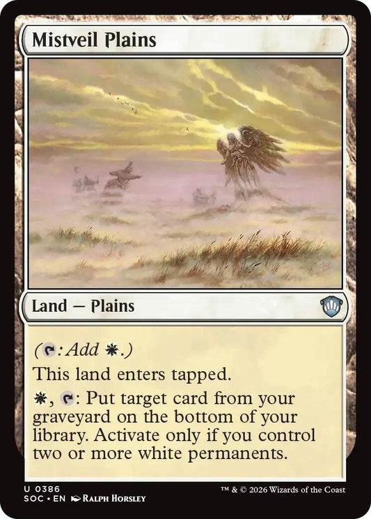 Image for Mistveil Plains [386] - Magic: The Gathering