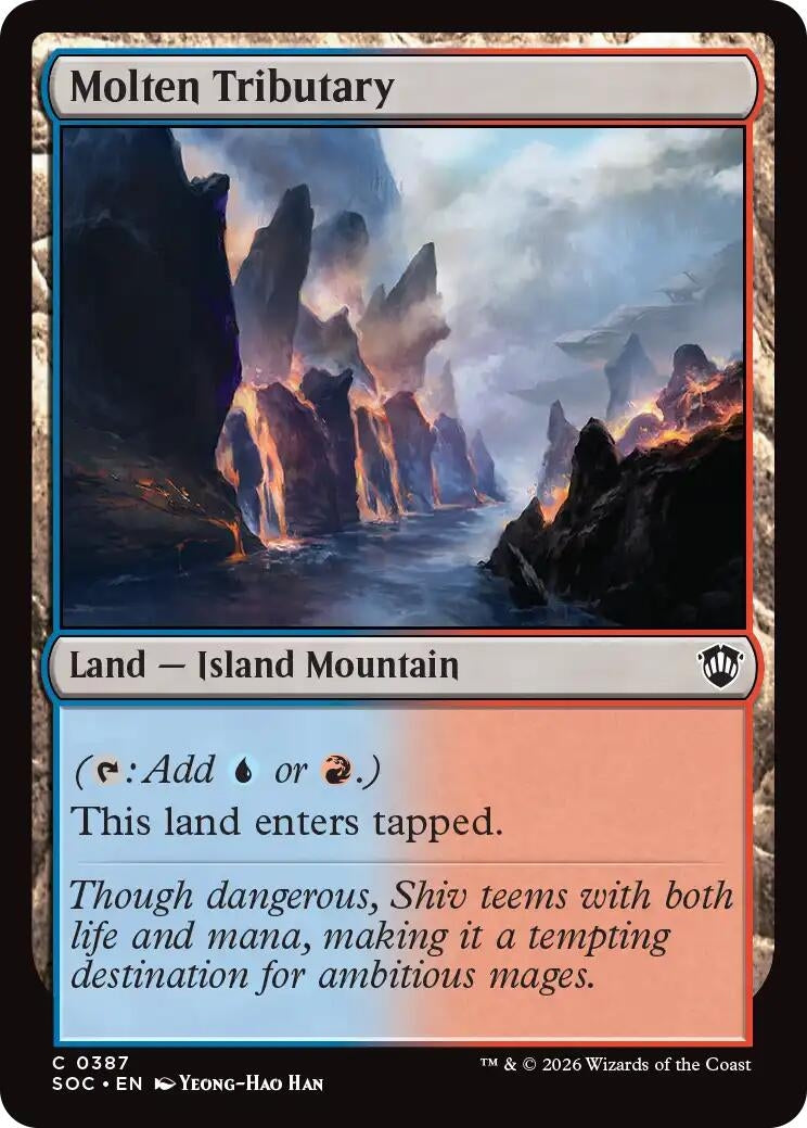 Image for Molten Tributary [387] - Magic: The Gathering