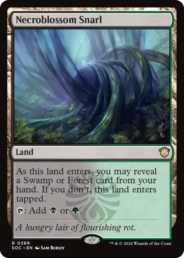 Image for Necroblossom Snarl [389] - Magic: The Gathering