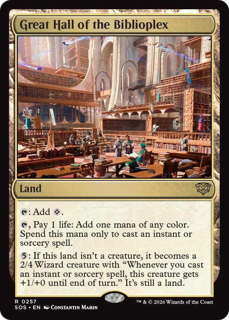 Image for Great Hall of the Biblioplex [257] - Magic: The Gathering
