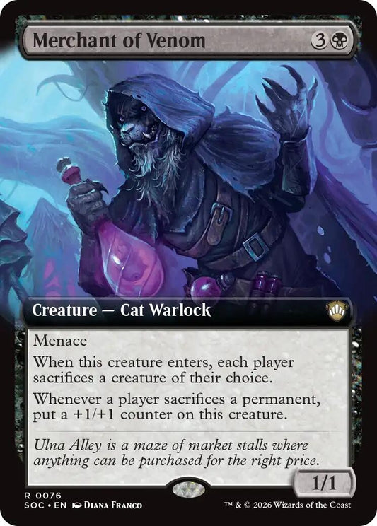 Image for Merchant of Venom (Extended Art) [76] - Magic: The Gathering