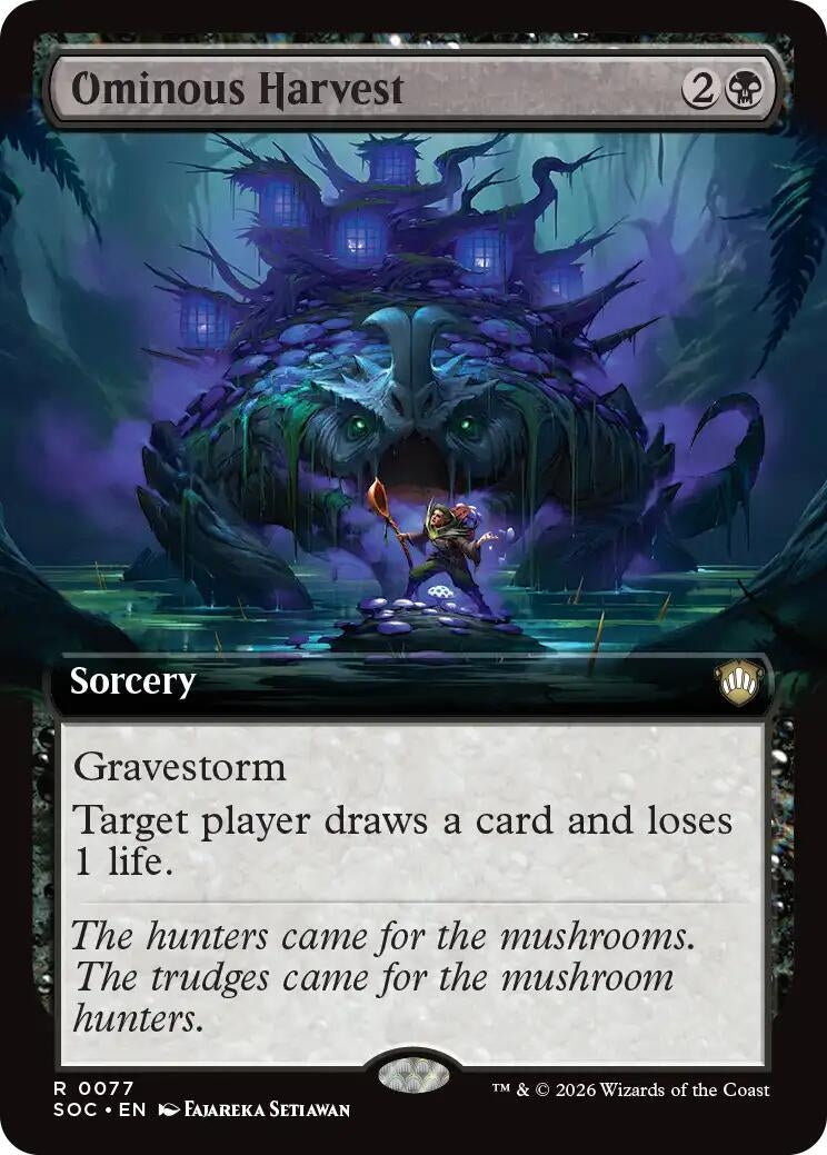 Image for Ominous Harvest (Extended Art) [77] - Magic: The Gathering