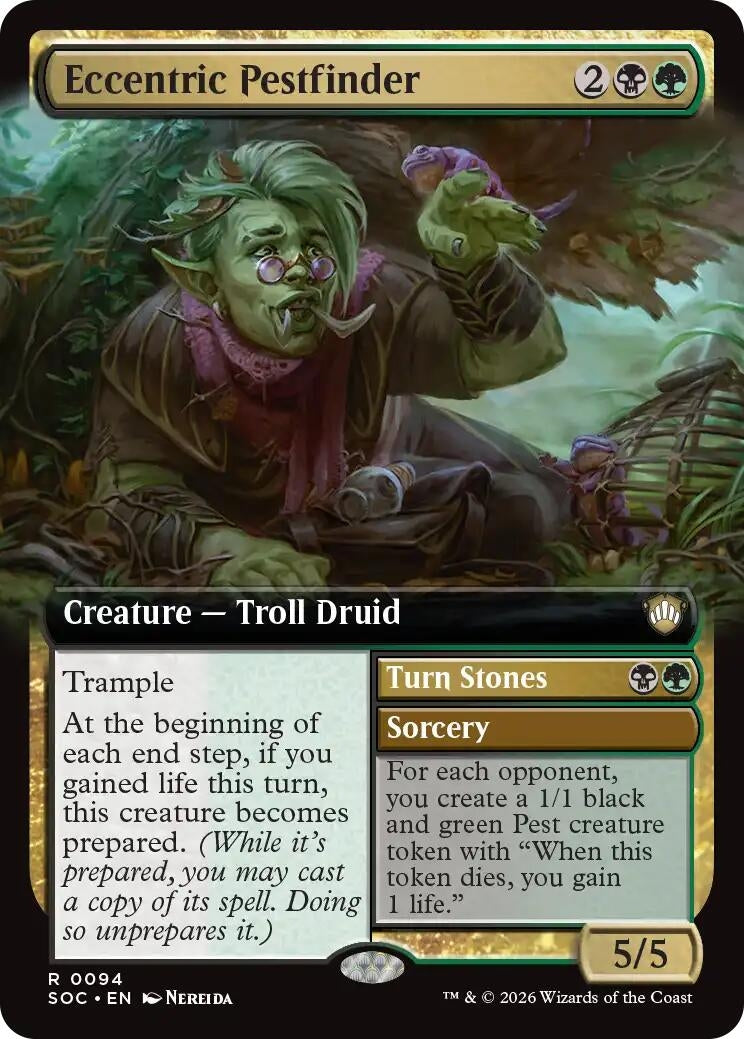 Image for Eccentric Pestfinder (Extended Art) [94] - Magic: The Gathering
