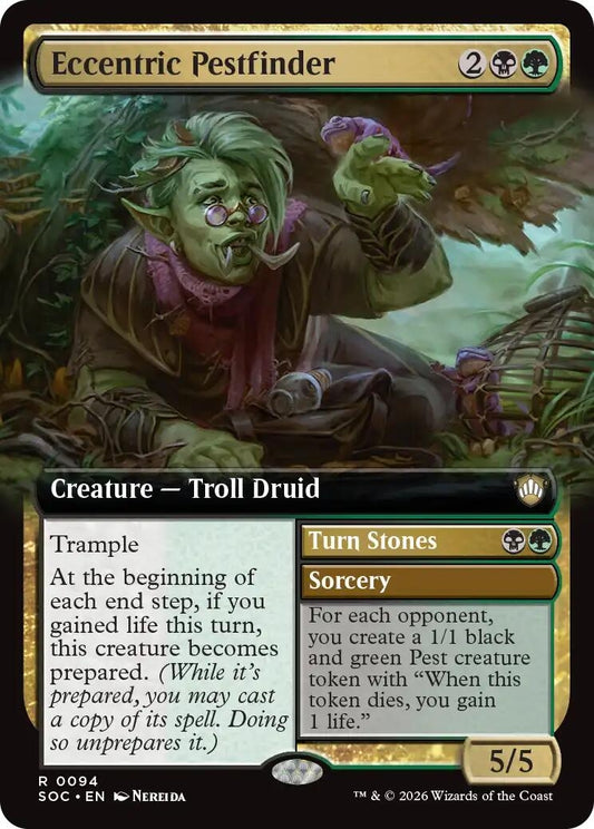 Image for Eccentric Pestfinder (Extended Art) [94] - Magic: The Gathering