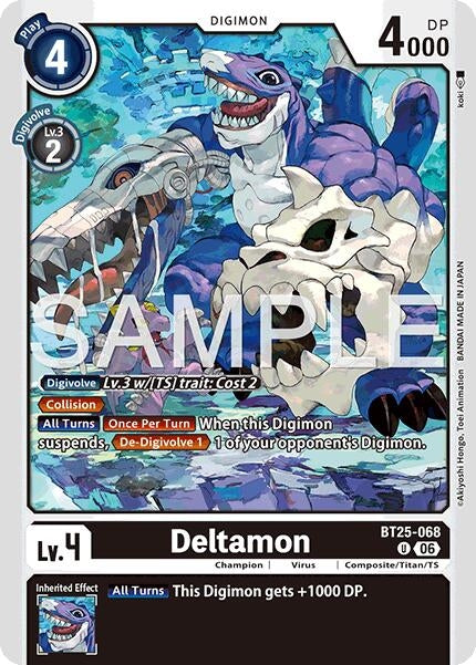 Image for Deltamon [BT25-068 U] - Digimon Card Game