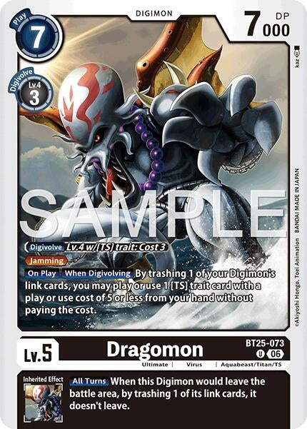 Image for Dragomon [BT25-073 U] - Digimon Card Game