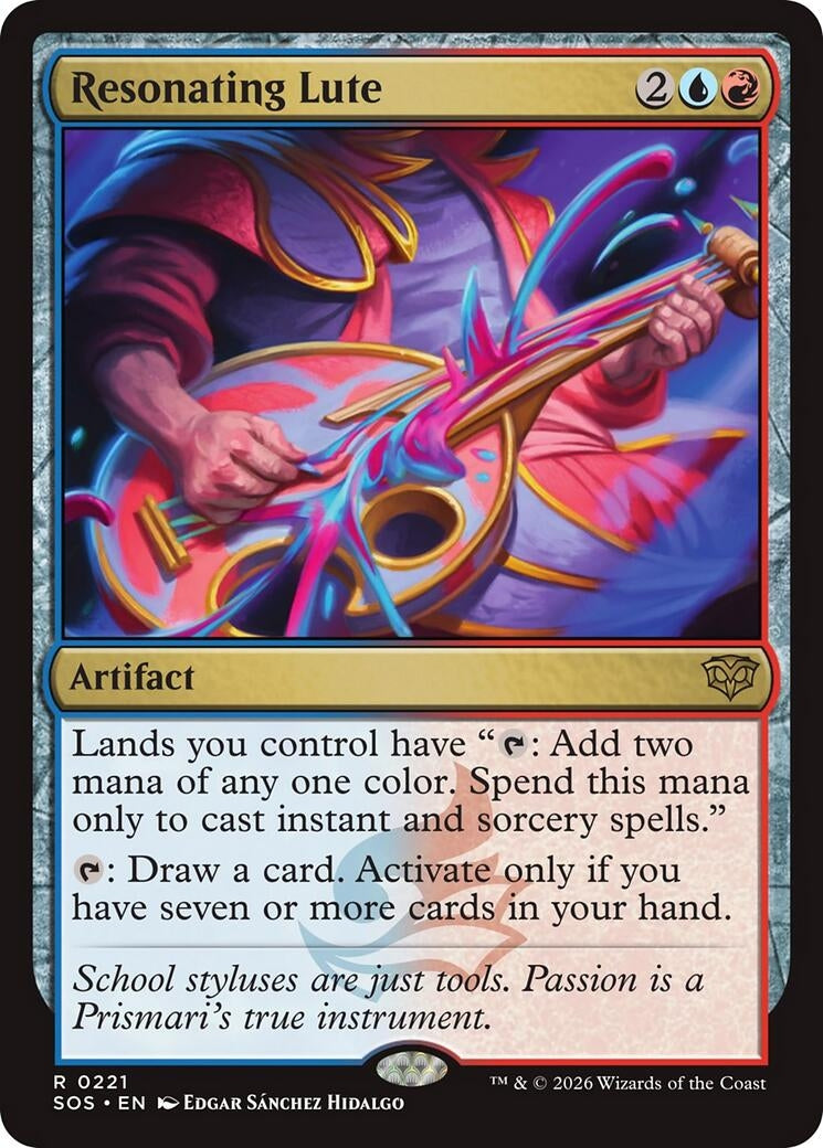 Image for Resonating Lute [221] - Magic: The Gathering